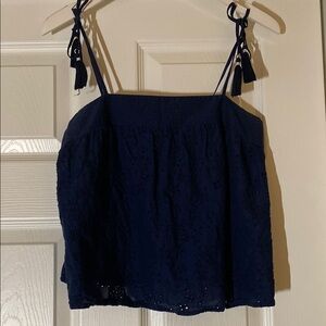 Abercrombie & Fitch eyelet top